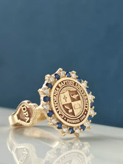 College Class Ring, School Ring, High School Ring, University Ring, Graduation Gift, Class Rings, Senior Class Ring