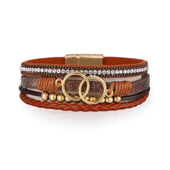 Women's Fashion Leather Bracelet for Unique Style