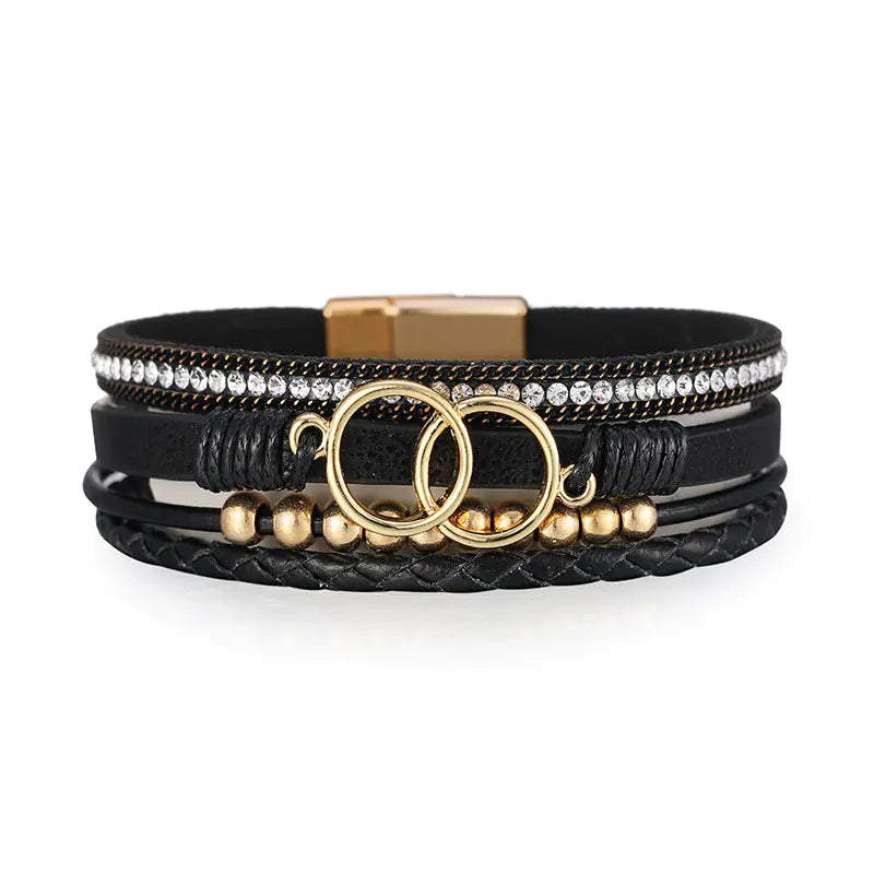 Women's Fashion Leather Bracelet for Unique Style