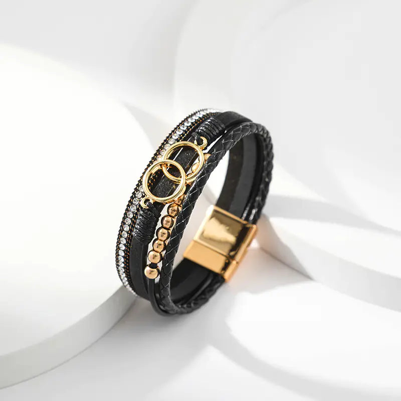 Women's Fashion Leather Bracelet for Unique Style